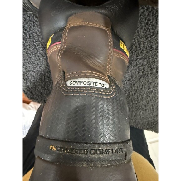 CATERPILLAR Mens Waterproof Composite Toe Work Boot Brown Size 13 P90991 main image 2